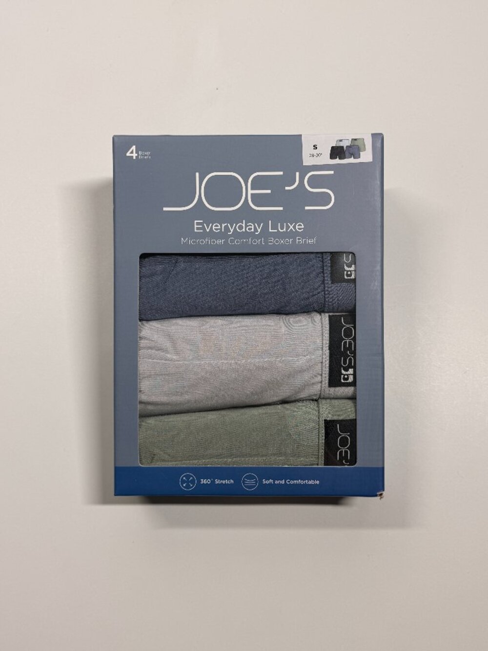 NWT Joe's Everyday Luxe Mocrofiber Comfort Boxer Briefs - Small - Set of 4